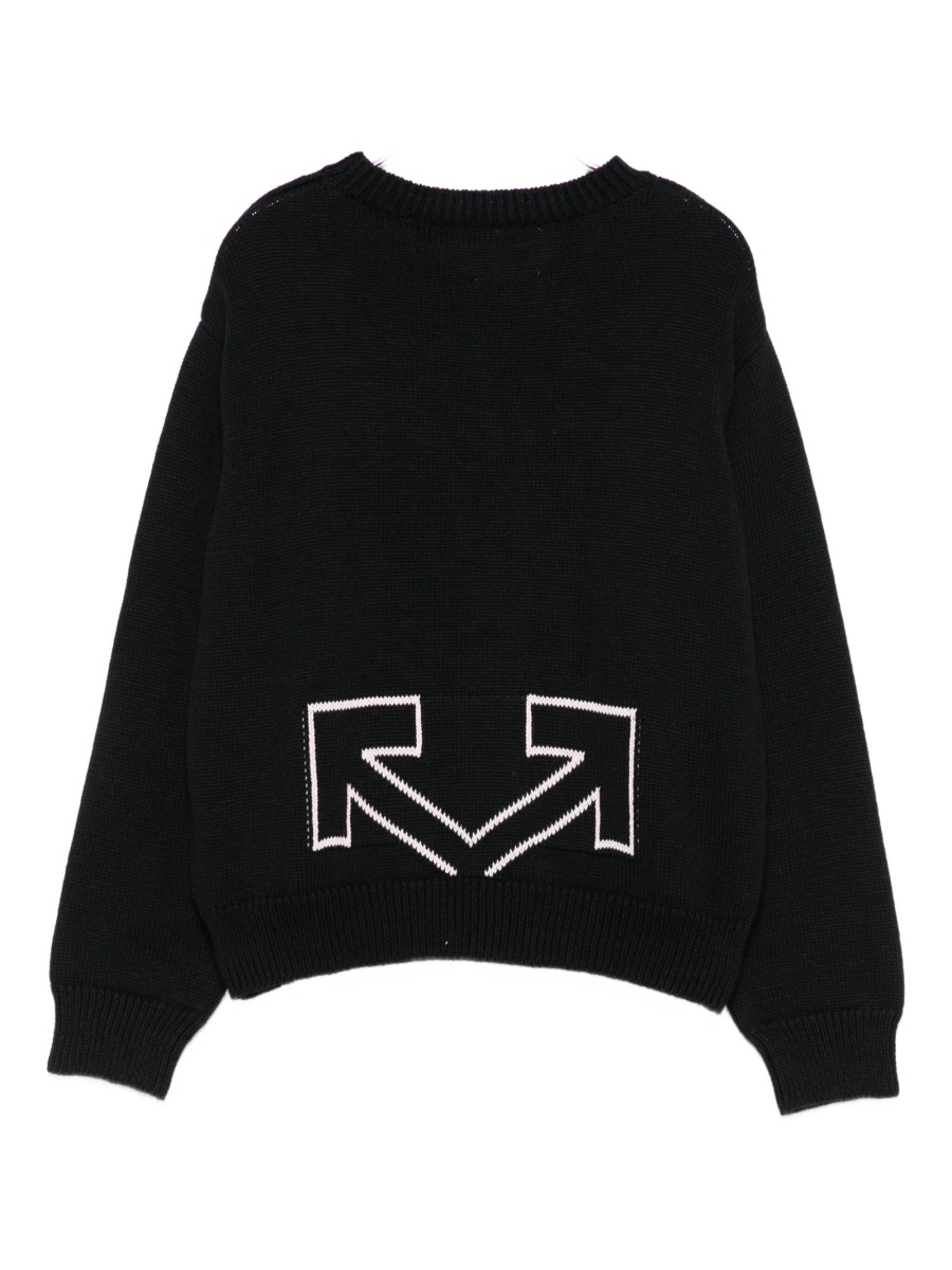 Pulover Off-White negru - Img 2