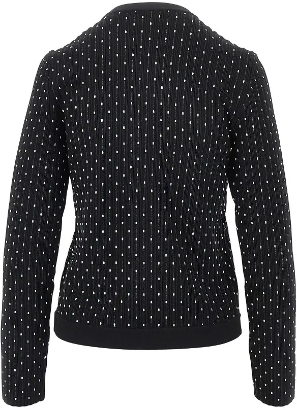 Pulover Ottoman knit crewneck cardigan - Img 3