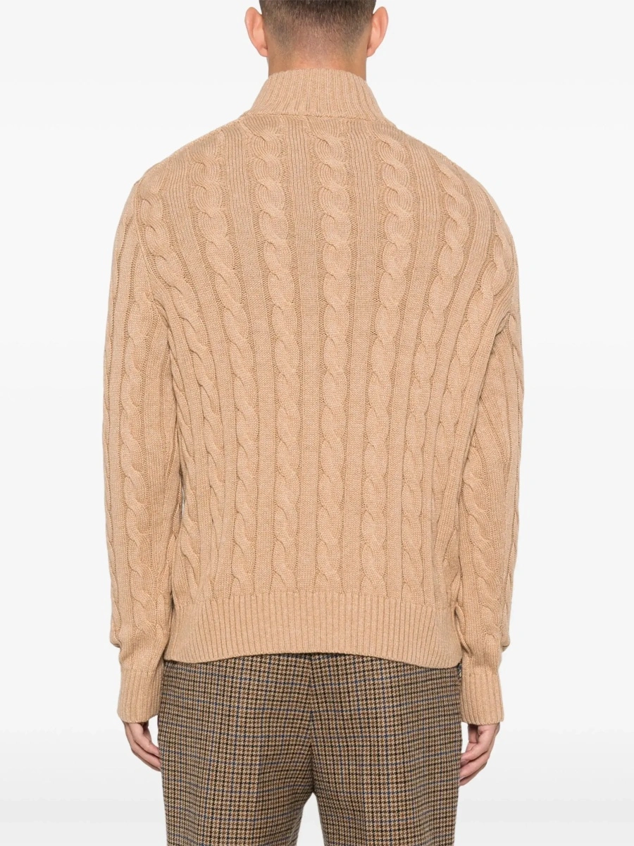 Pulover Ralph Lauren bej din bumbac - Img 6