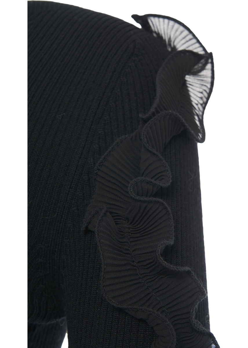 Pulover Sweater with ruffle details - Img 3