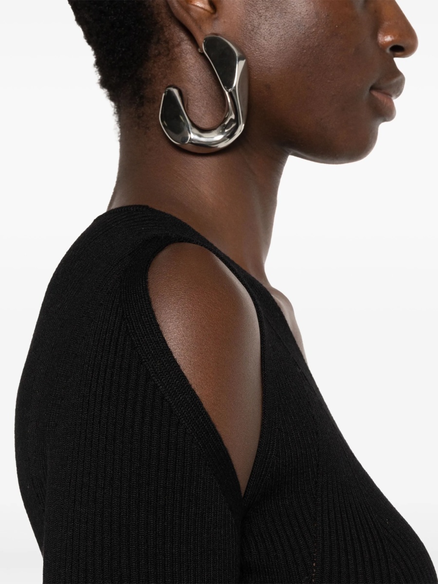 Pulover tricotat Alexander McQueen negru - Img 5