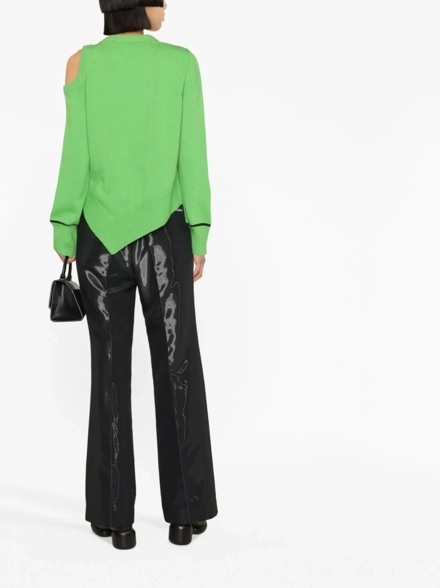 Pulover tricotat Alexander McQueen verde - Img 3
