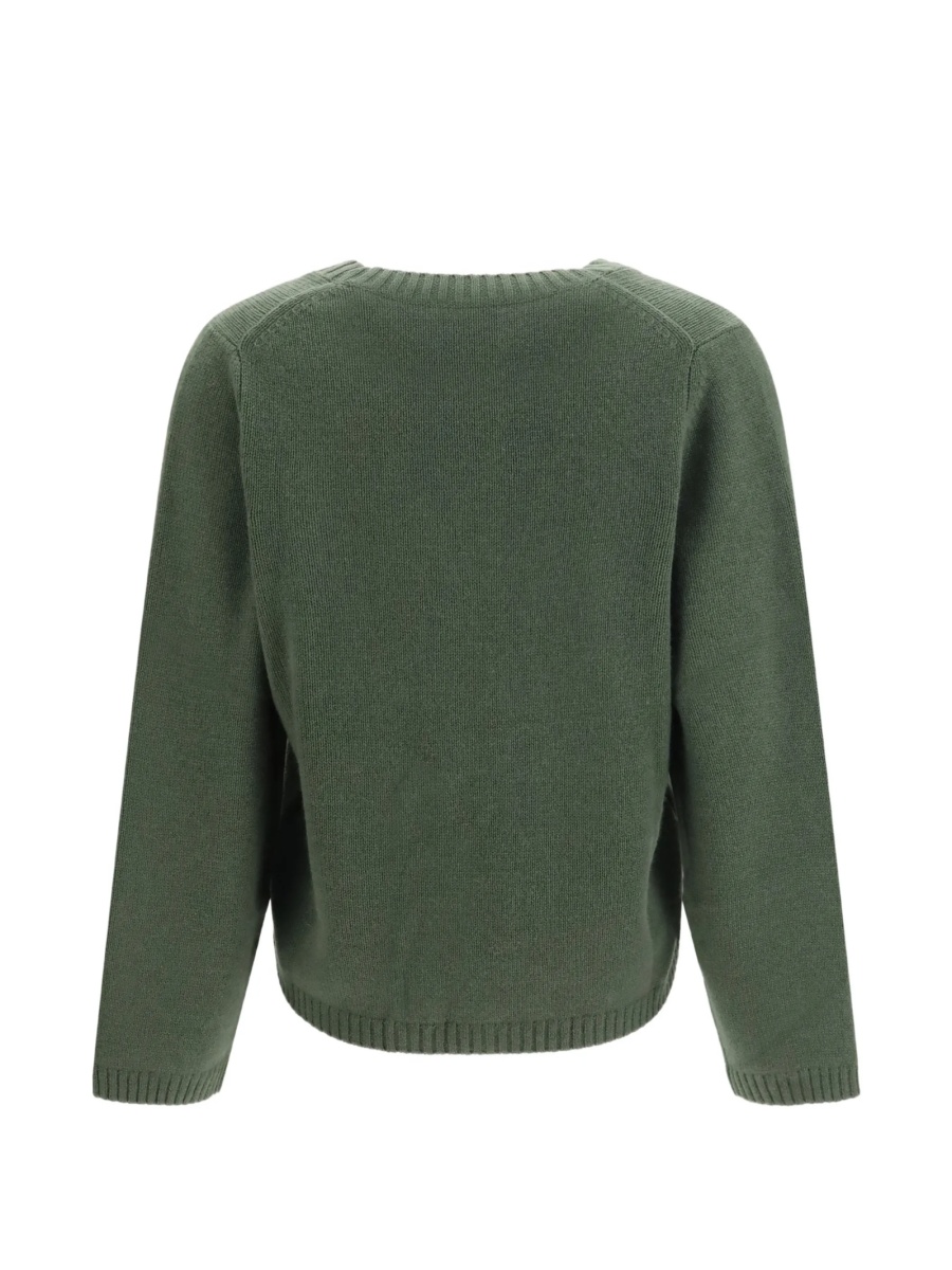 Pulover tricotat Allude verde - Img 2