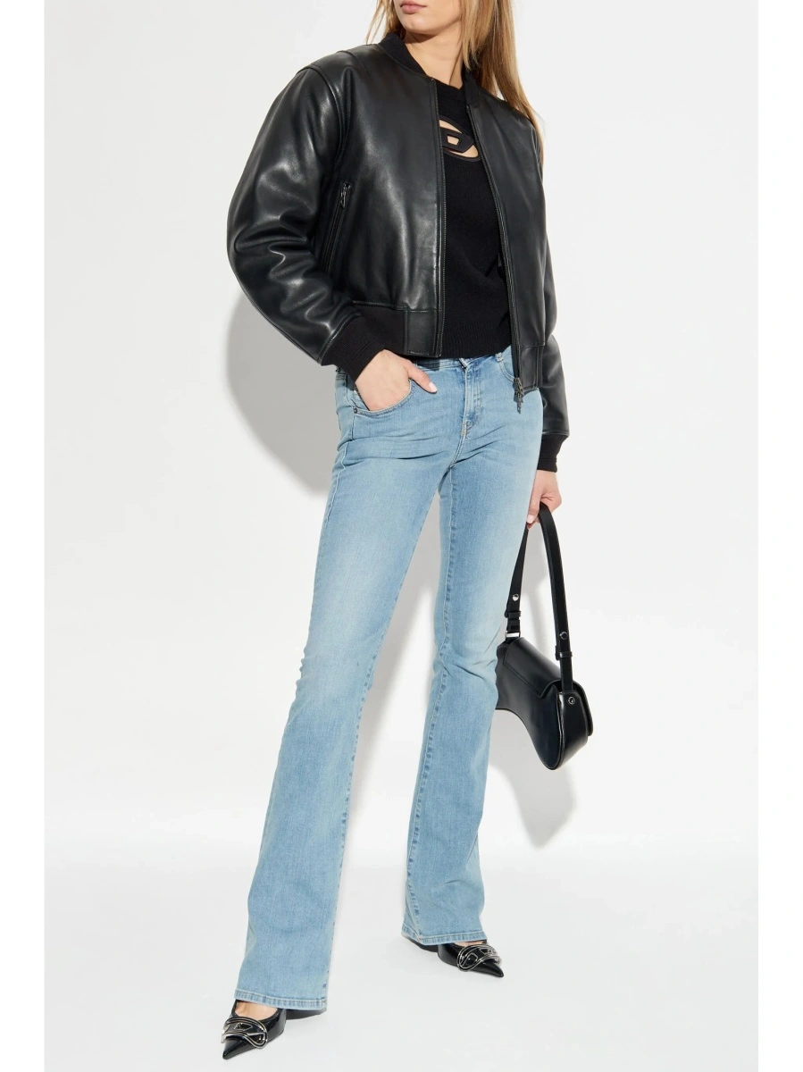 Pulover tricotat Diesel negru - Img 2