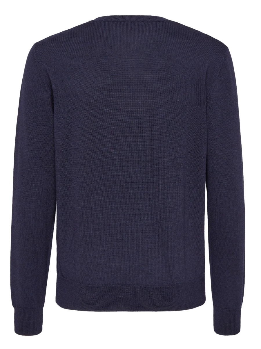 Pulover tricotat DSQUARED2 albastru - Img 2