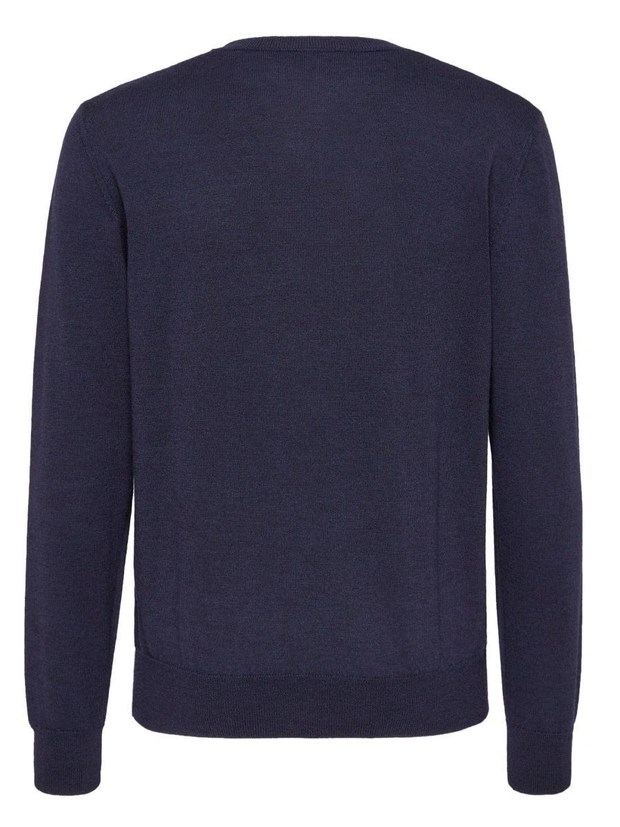 Pulover tricotat DSQUARED2 albastru - Img 2