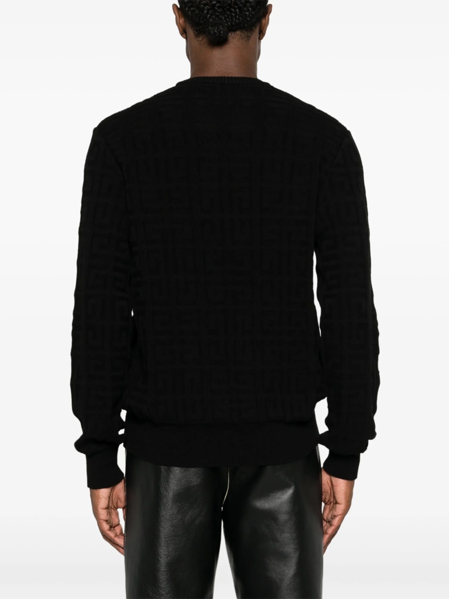 Pulover tricotat Givenchy negru - Img 4