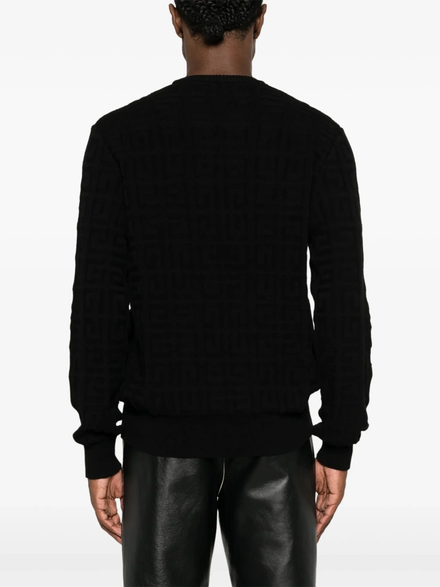 Pulover tricotat Givenchy negru - Img 4
