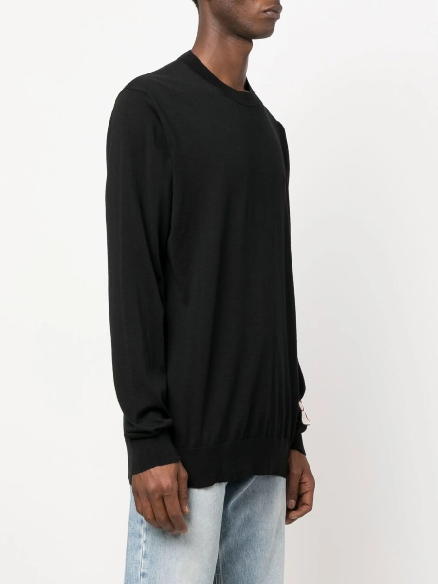 Pulover tricotat Golden Goose negru - Img 3