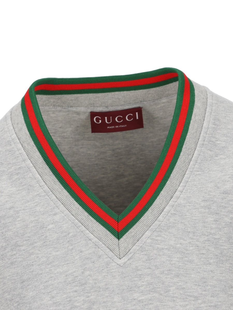Pulover tricotat Gucci gri - Img 3