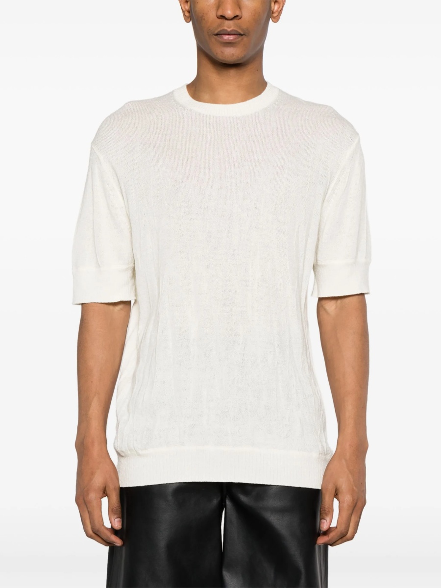 Pulover tricotat HELMUT LANG neutru - Img 4