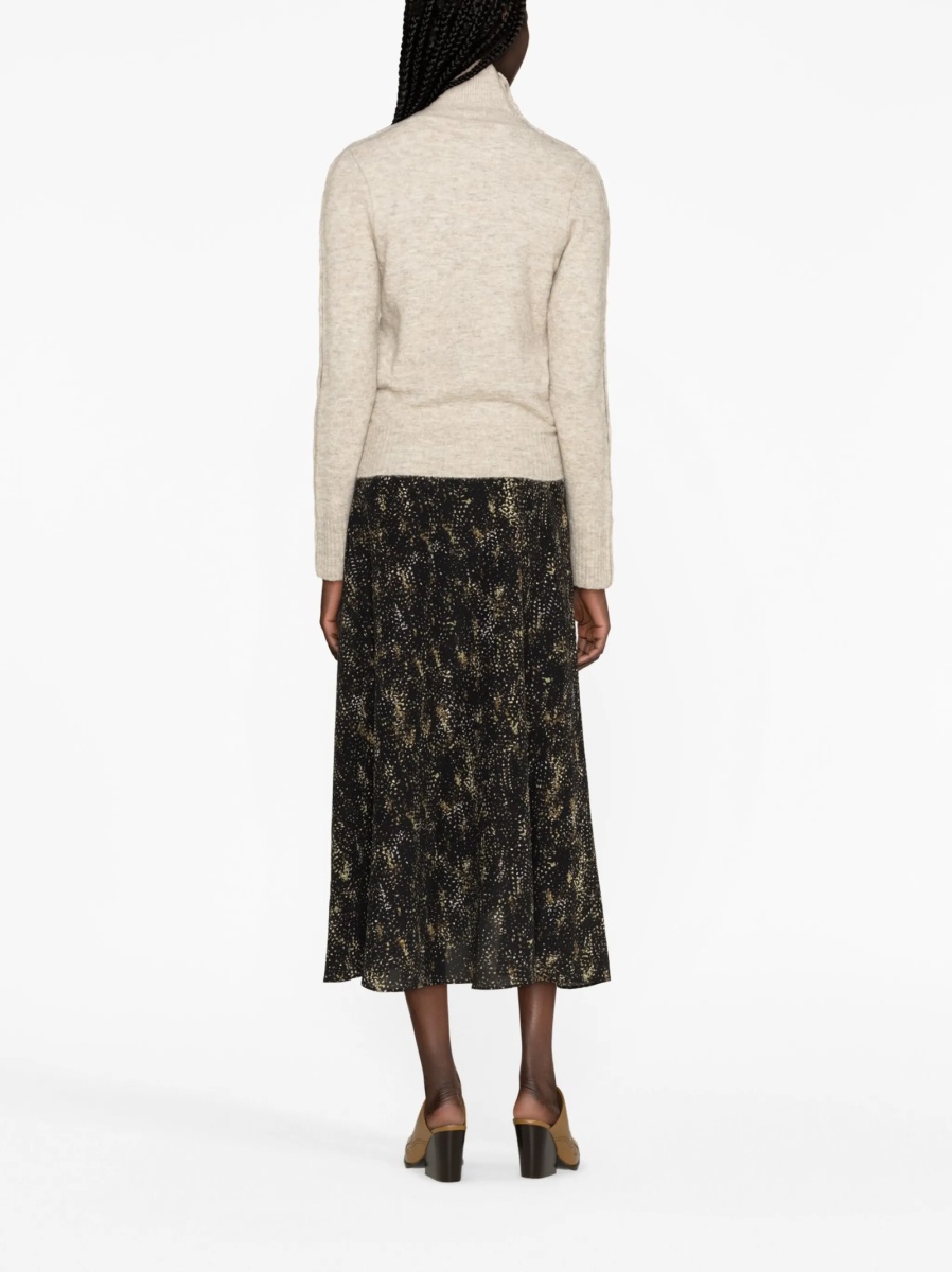 Pulover tricotat Isabel Marant neutru - Img 4