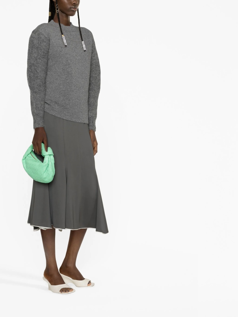 Pulover tricotat Jil Sander gri - Img 2