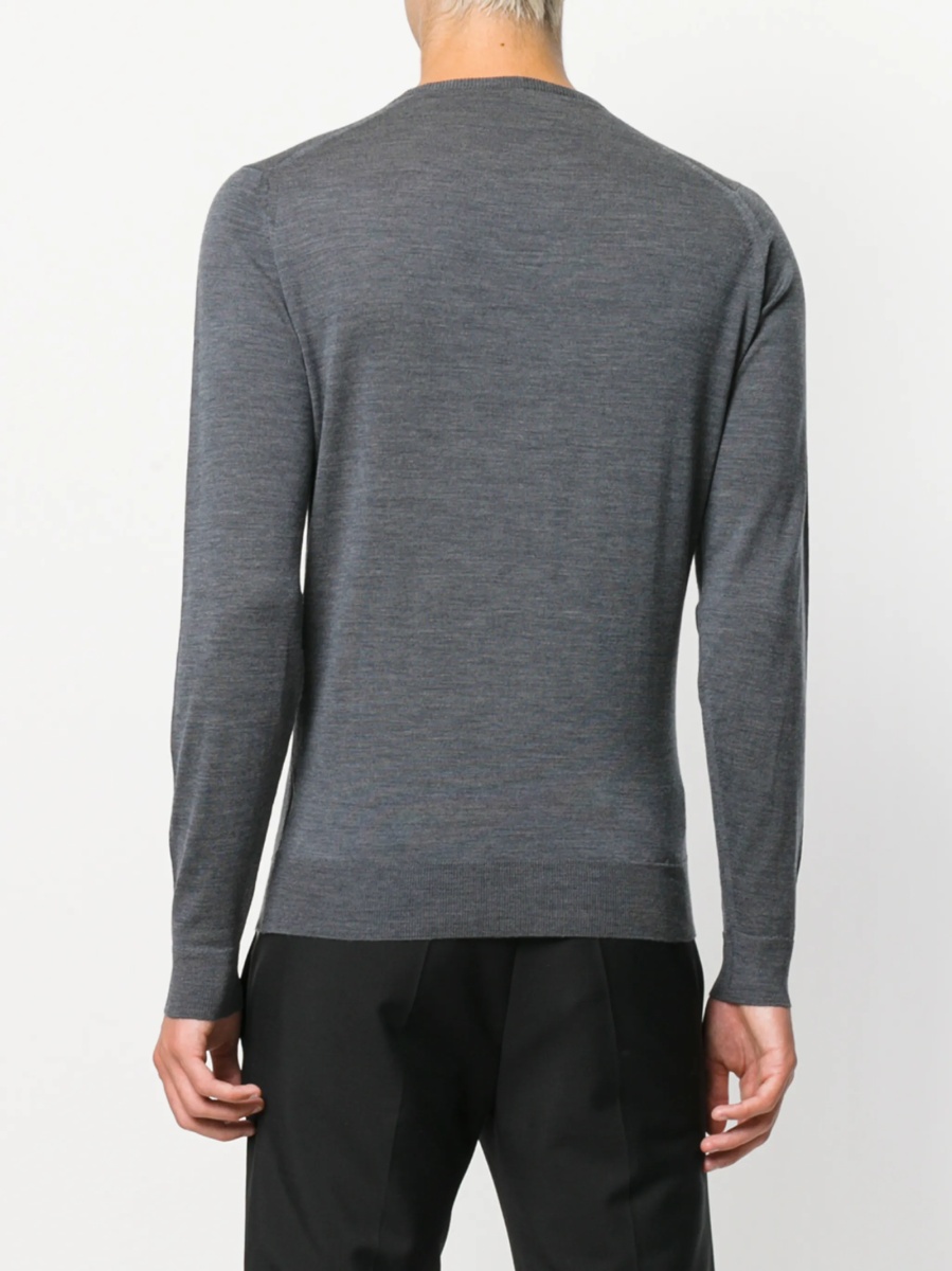 Pulover tricotat John Smedley gri - Img 4