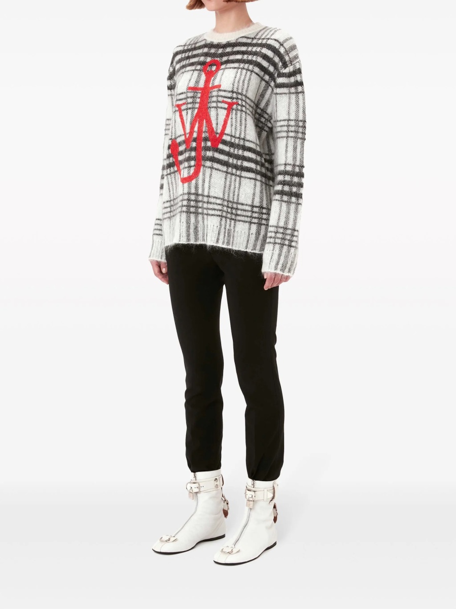 Pulover tricotat JW Anderson alb - Img 3