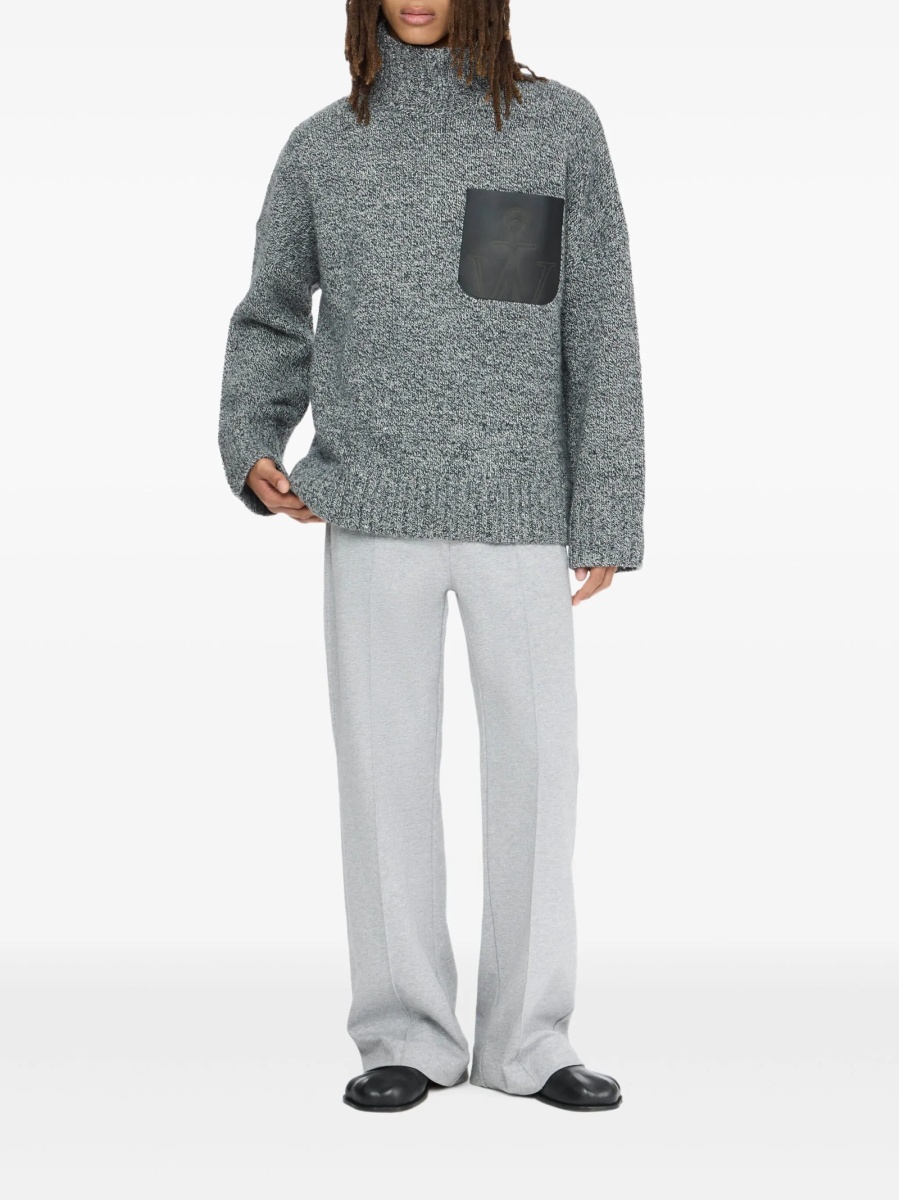 Pulover tricotat JW Anderson gri - Img 2