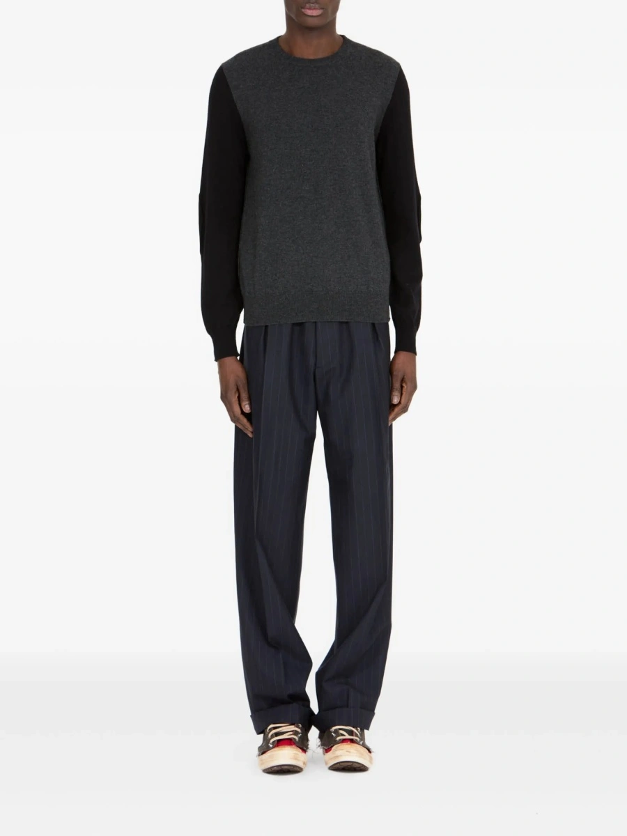 Pulover tricotat Maison Margiela gri - Img 2