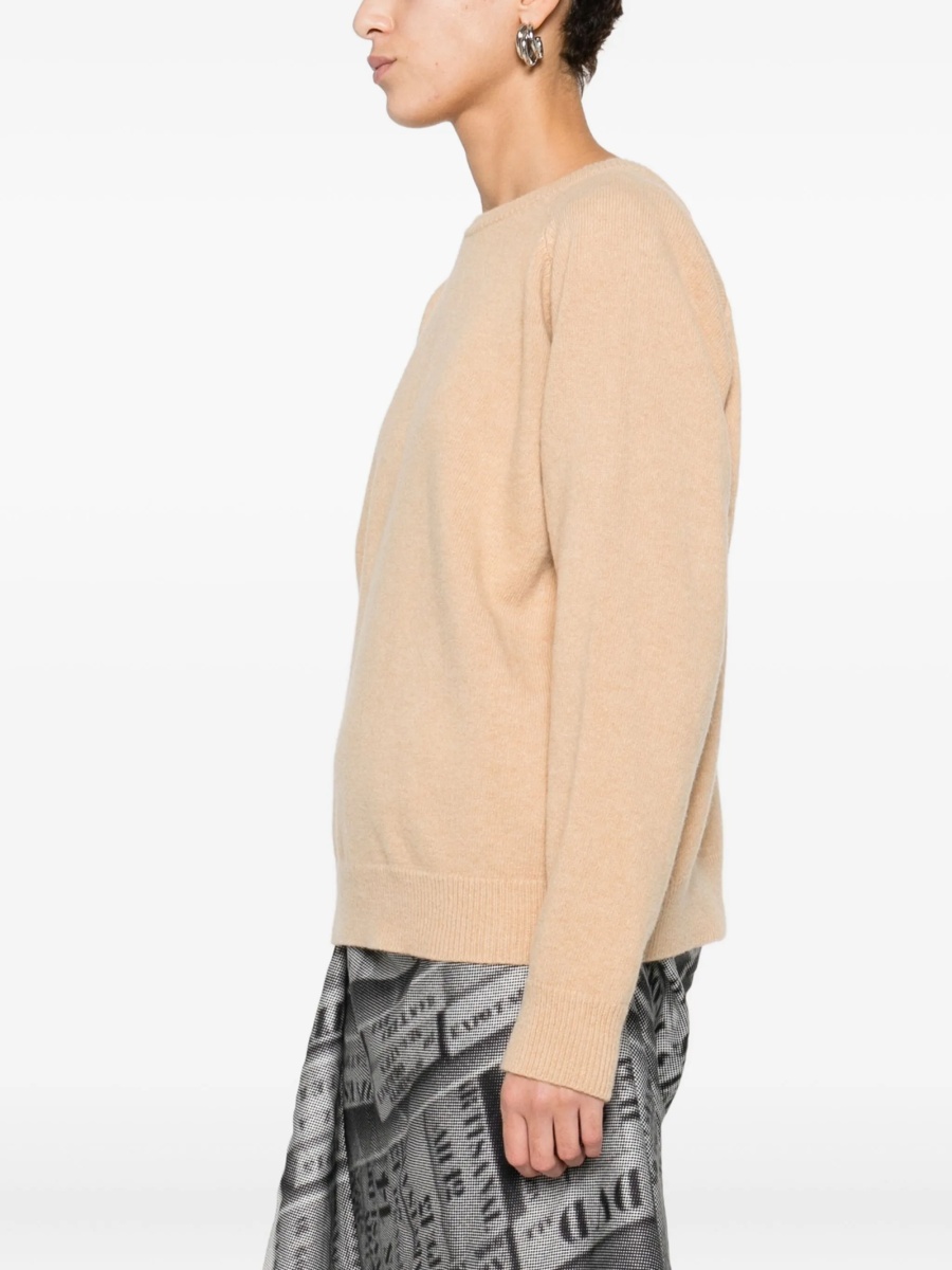 Pulover tricotat Maison Margiela neutru - Img 3