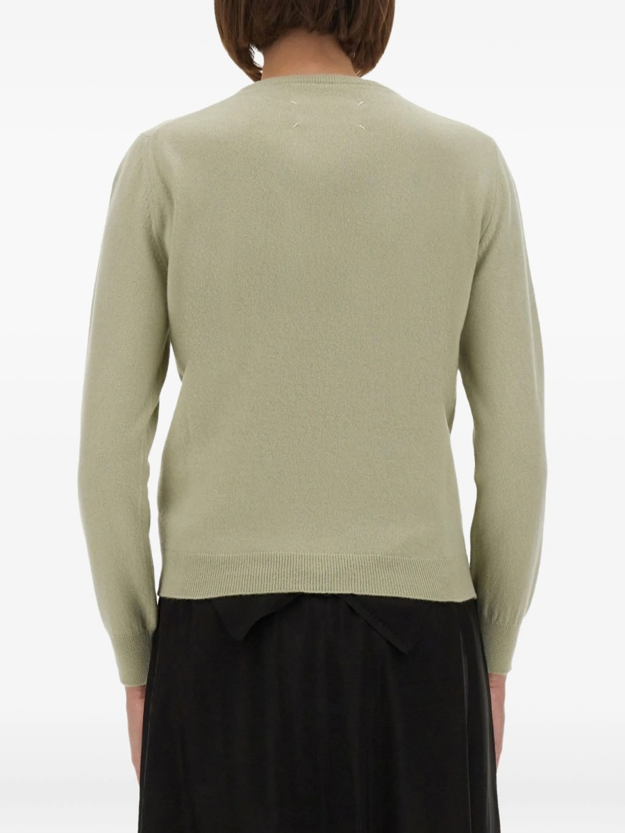Pulover tricotat Maison Margiela verde - Img 3