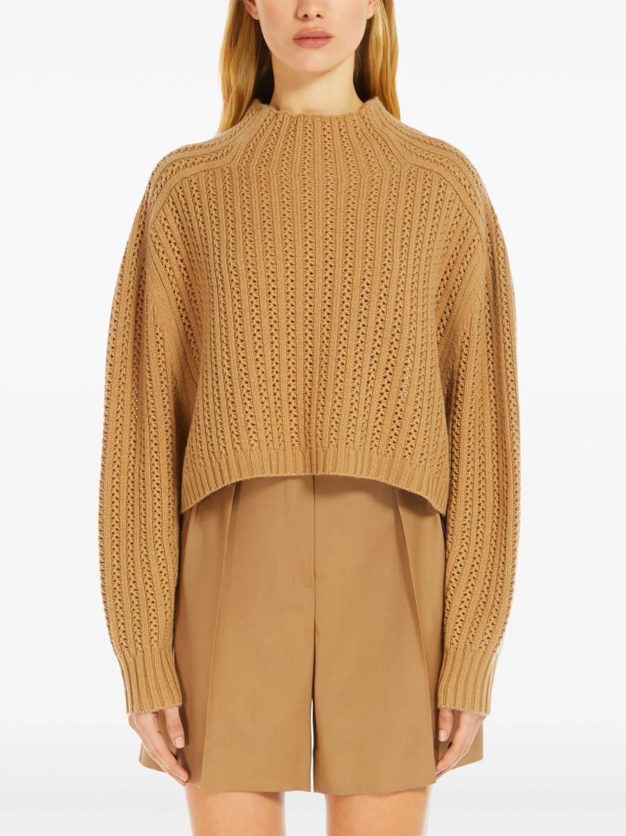 Pulover tricotat Max Mara maro - Img 2