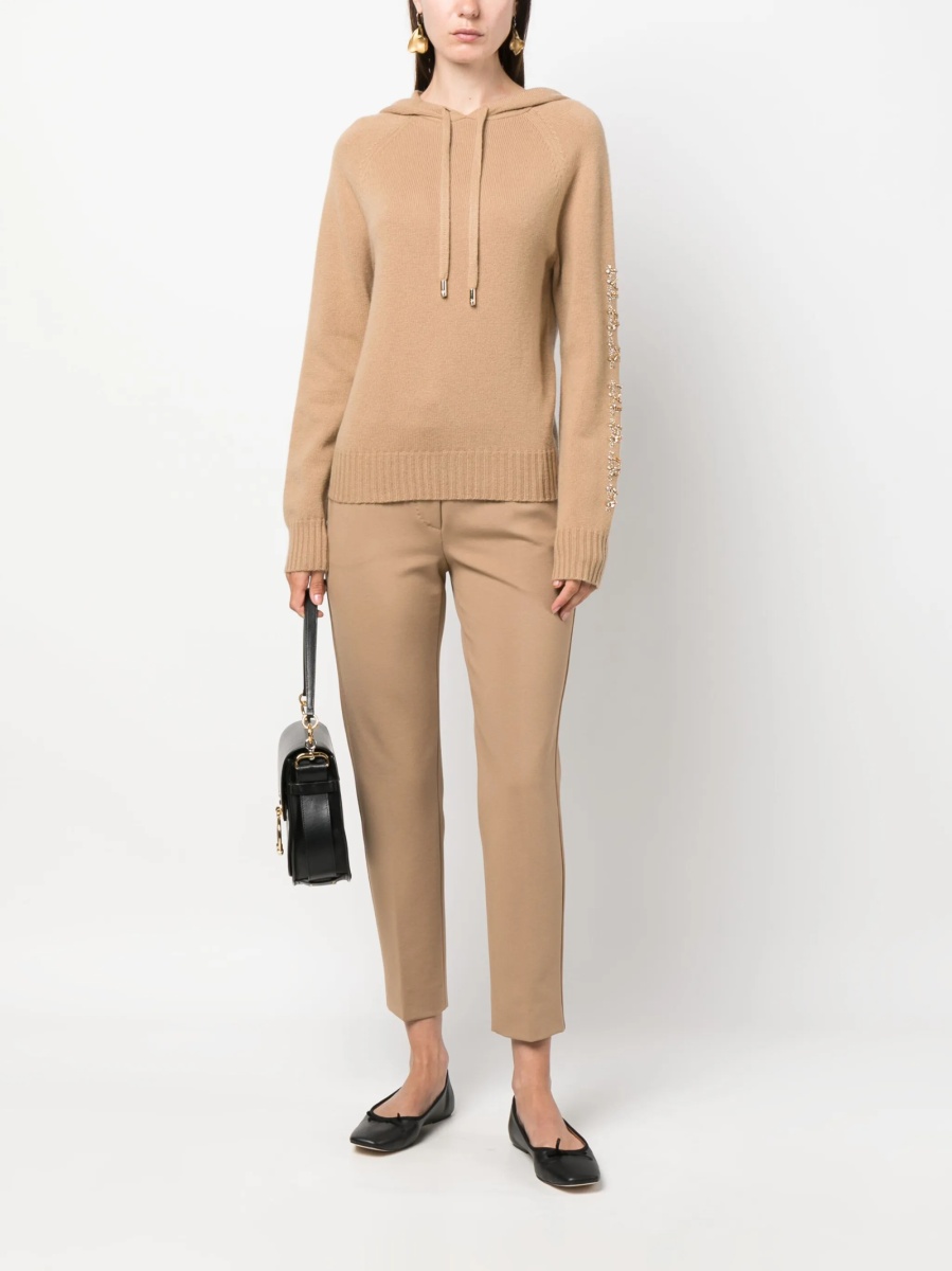 Pulover tricotat Max Mara neutru - Img 2
