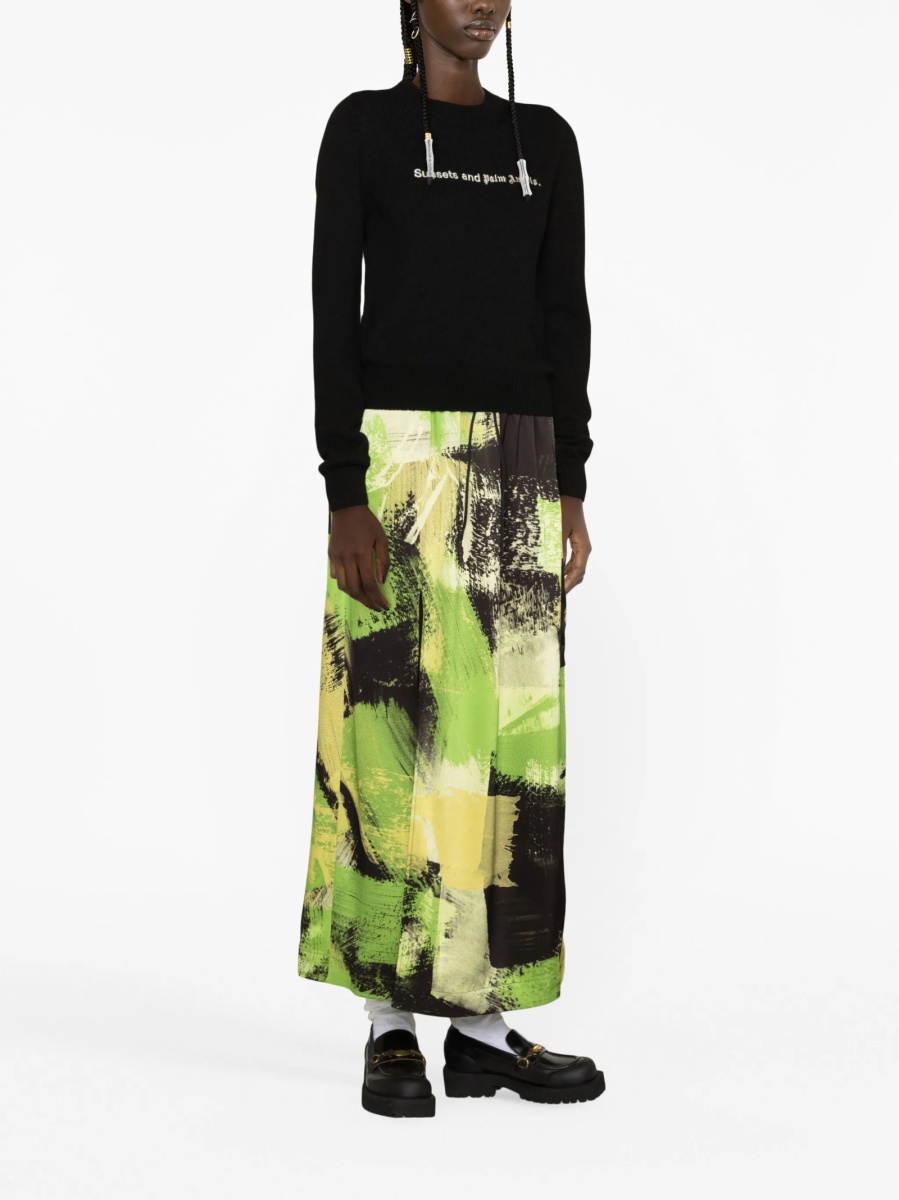 Pulover tricotat Palm Angels negru - Img 3