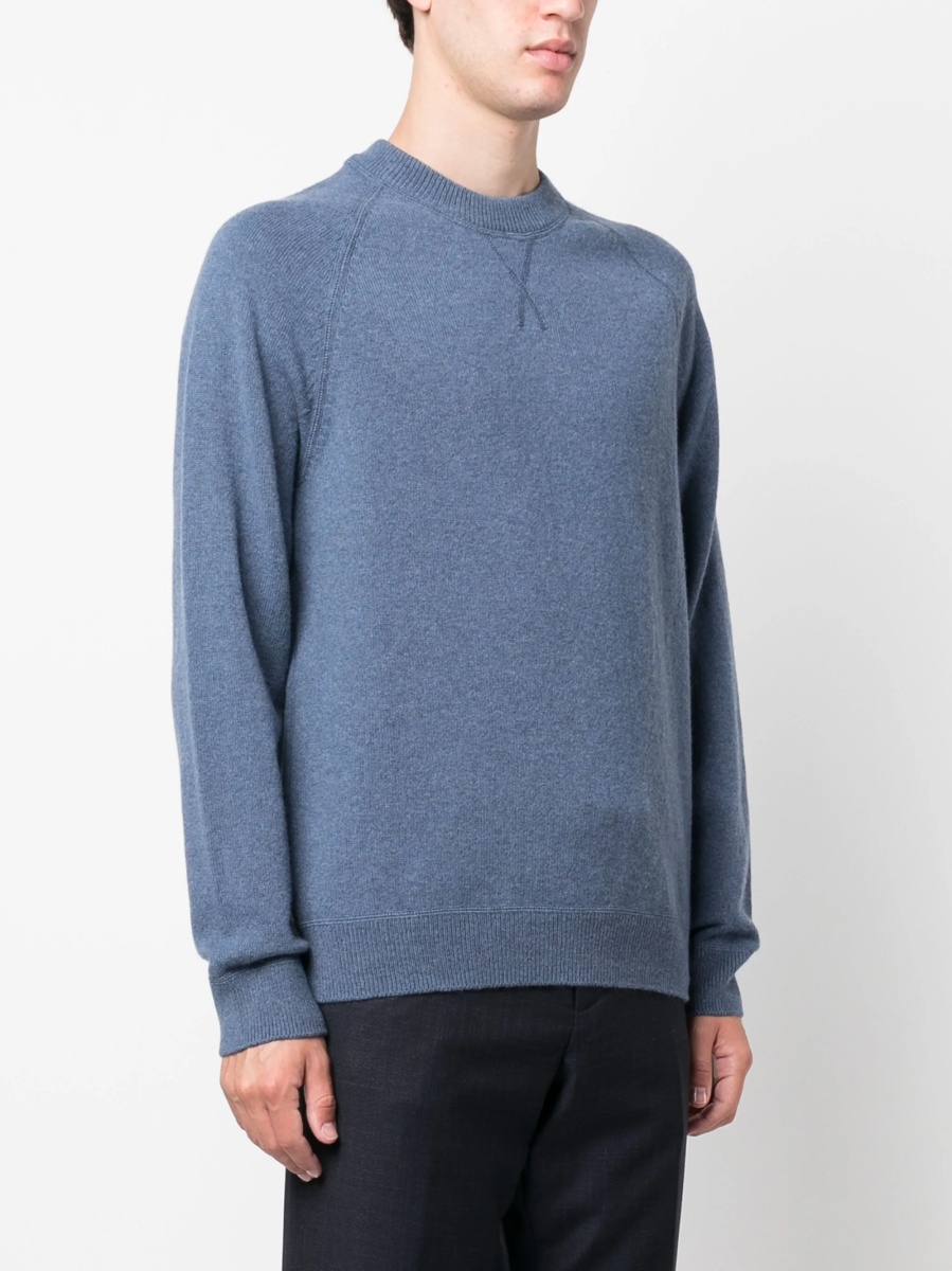Pulover tricotat Paul Smith albastru - Img 3
