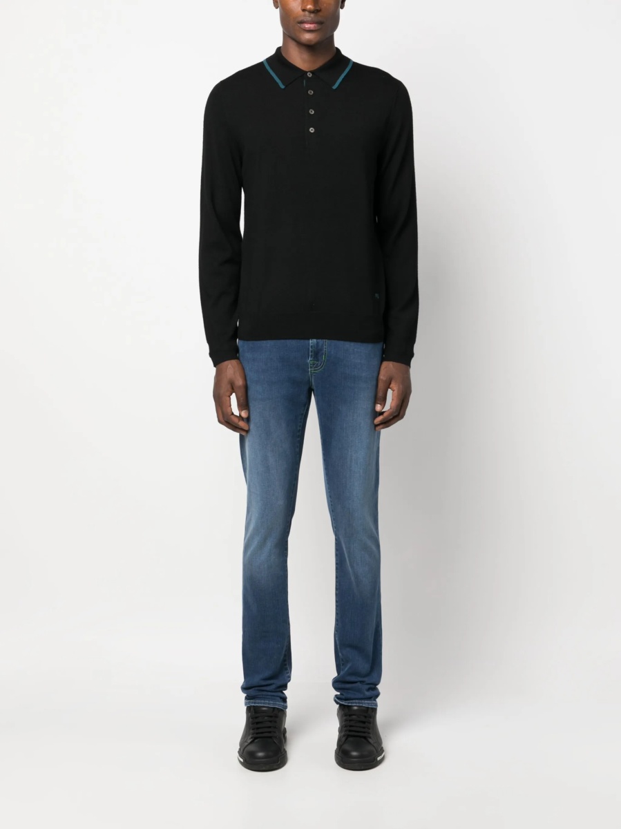 Pulover tricotat Paul Smith negru - Img 2