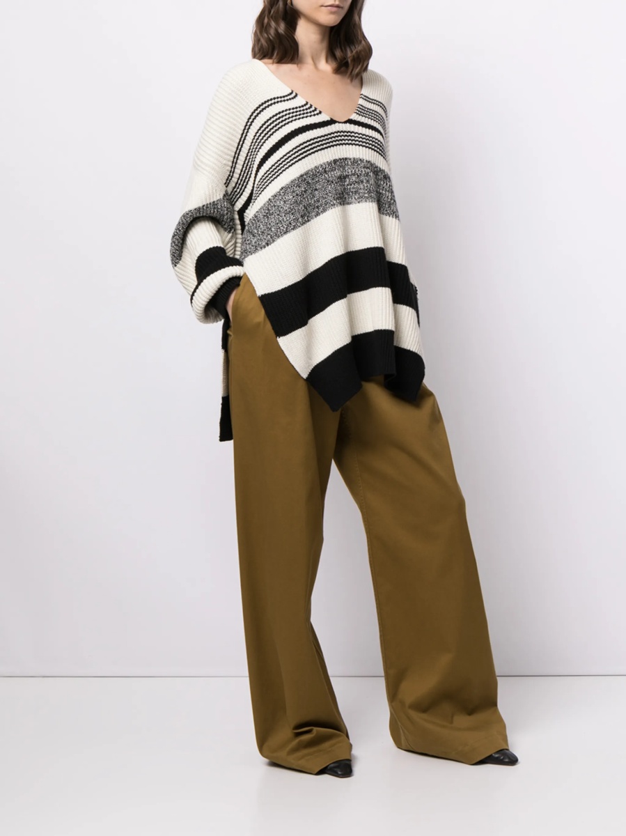 Pulover tricotat PROENZA SCHOULER WHITE LABEL alb - Img 2