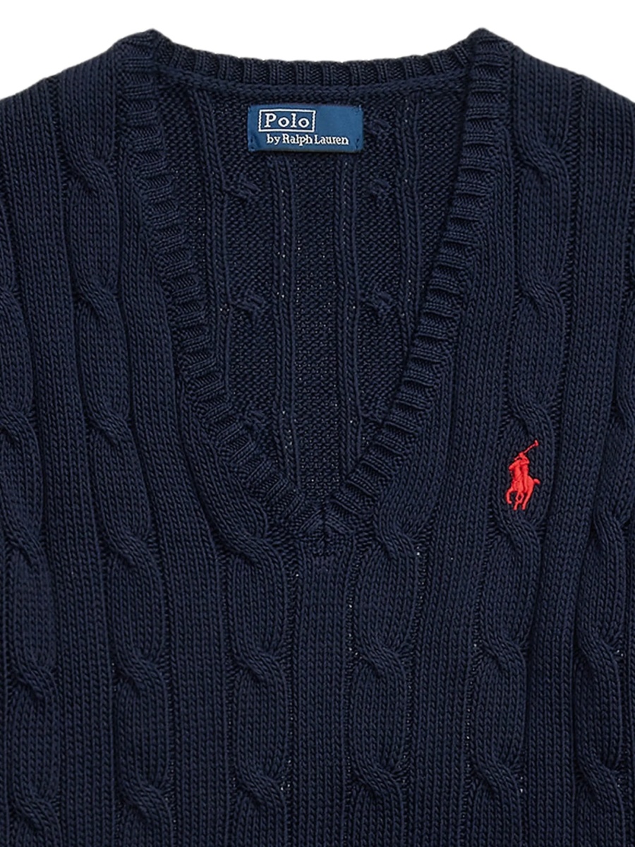 Pulover tricotat Ralph Lauren albastru - Img 2