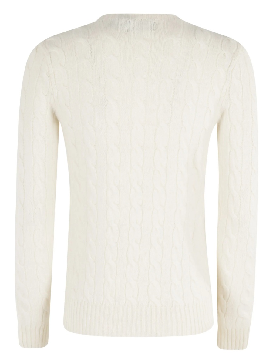 Pulover tricotat Ralph Lauren alb - Img 2