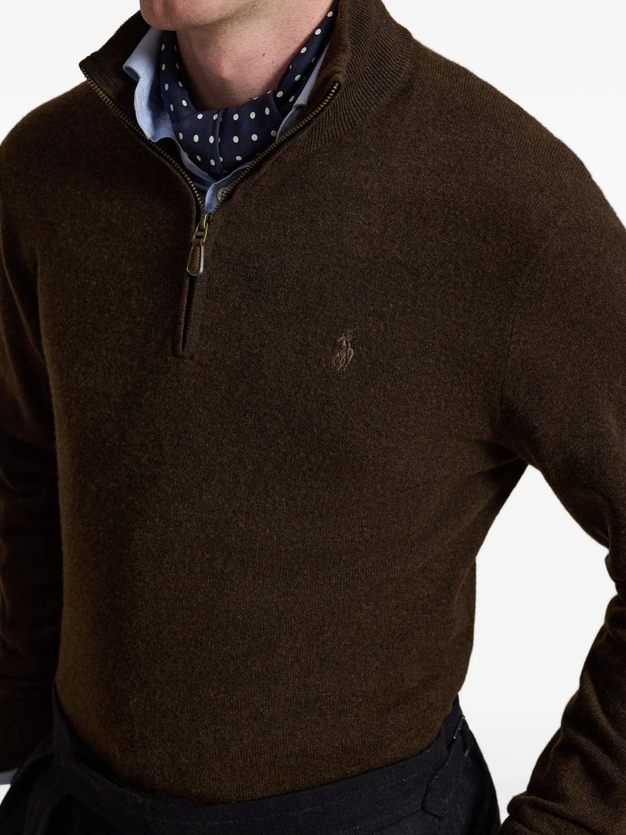 Pulover tricotat Ralph Lauren maro - Img 5