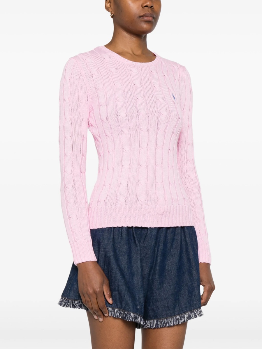 Pulover tricotat Ralph Lauren roz - Img 3