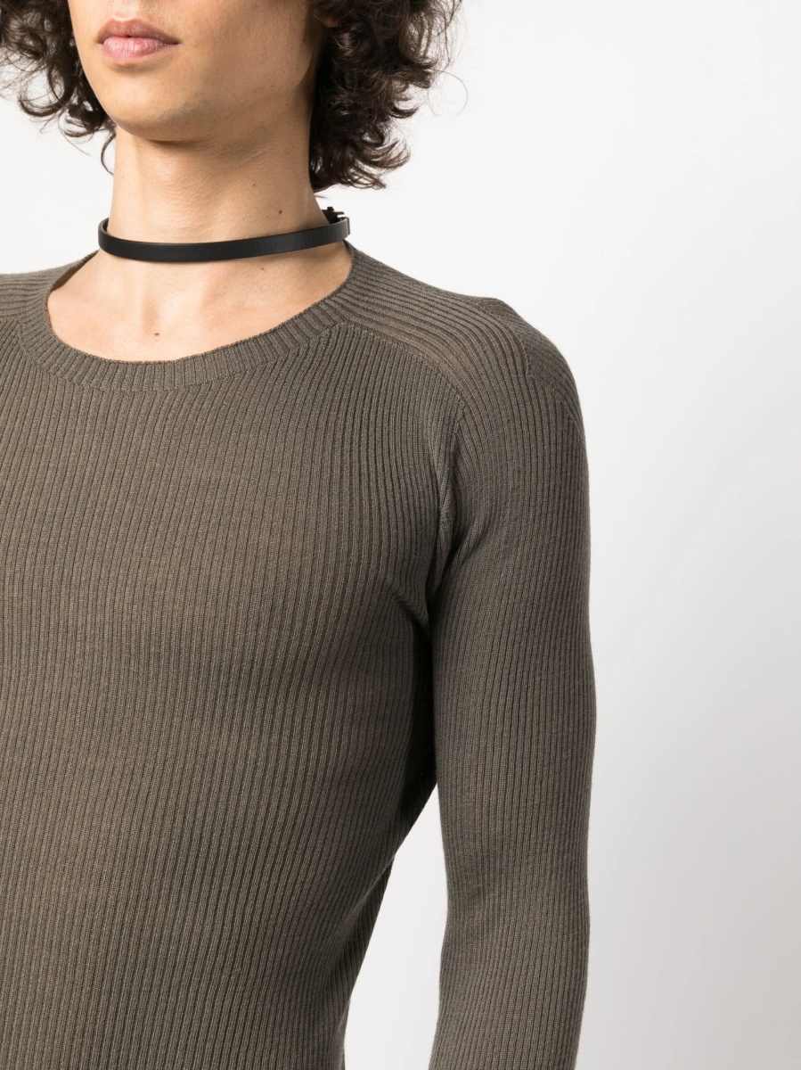 Pulover tricotat Rick Owens gri - Img 5
