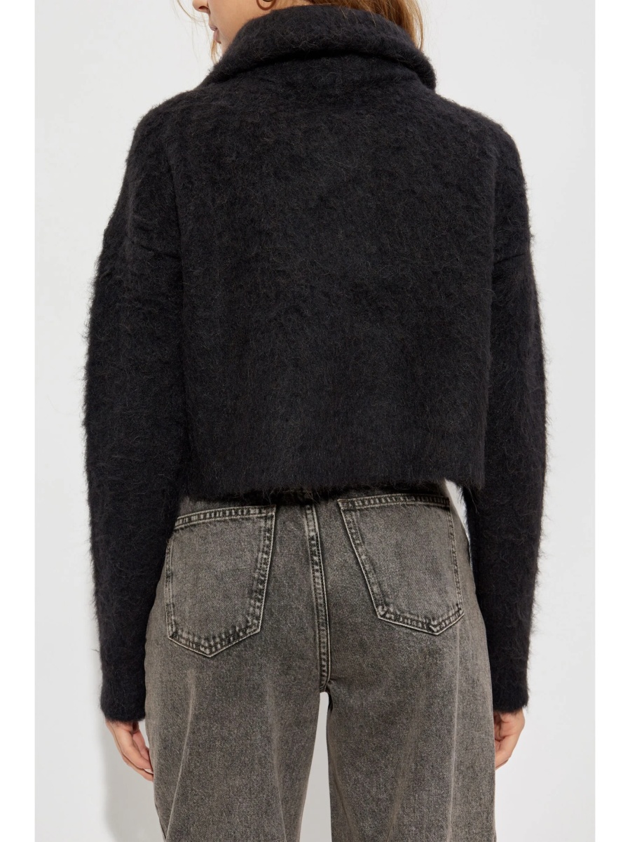 Pulover tricotat SPORTMAX negru - Img 4