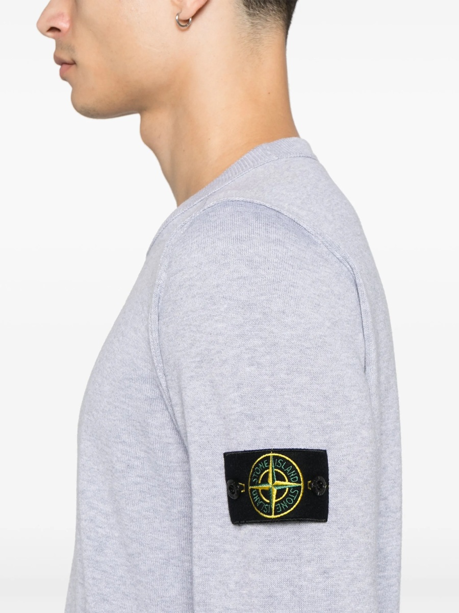 Pulover tricotat Stone Island gri - Img 5