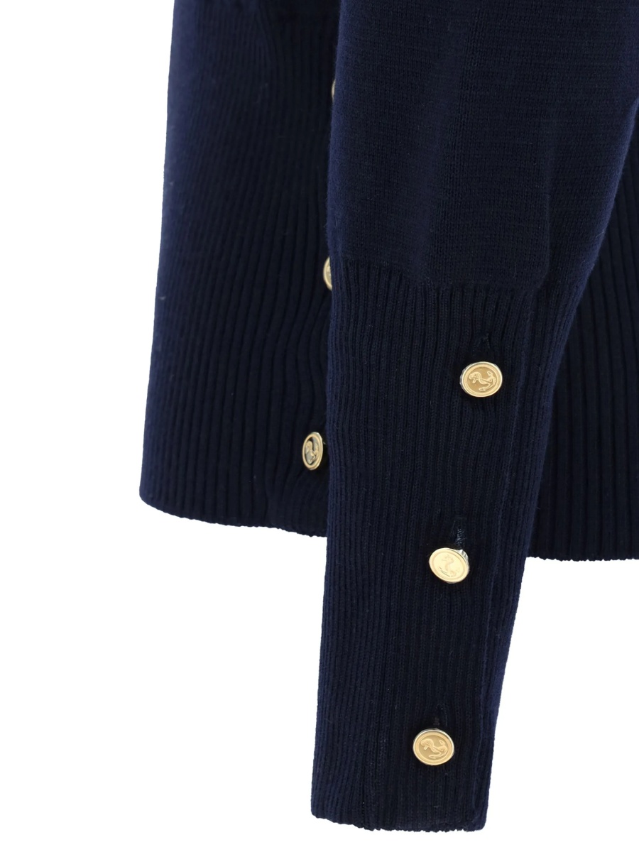 Pulover tricotat Thom Browne albastru - Img 3