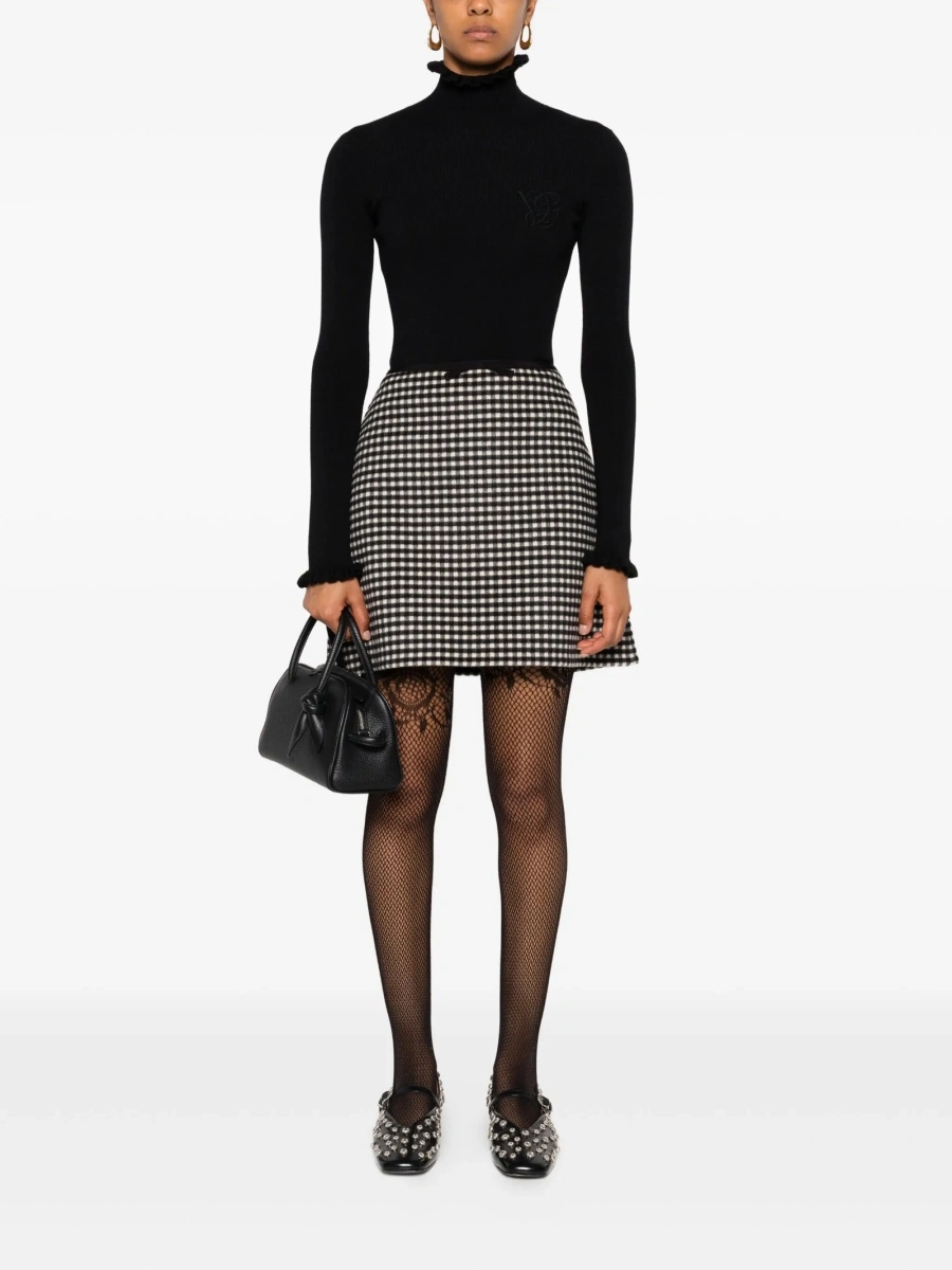 Pulover tricotat Valentino Garavani negru - Img 2
