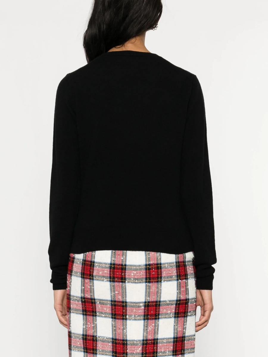 Pulover tricotat Vivienne Westwood negru - Img 4