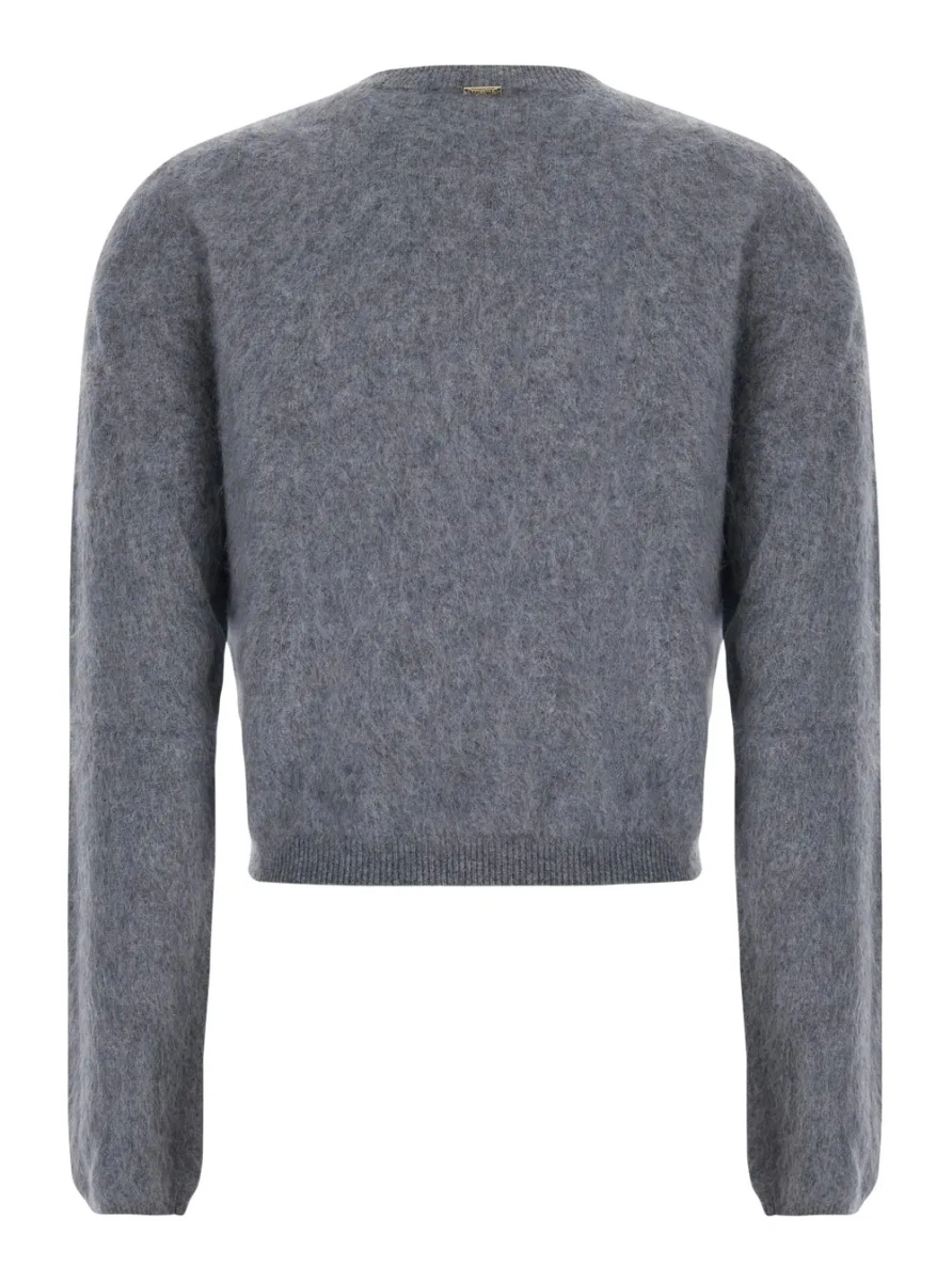Pulover TWINSET gri din lana si casmir - Img 2