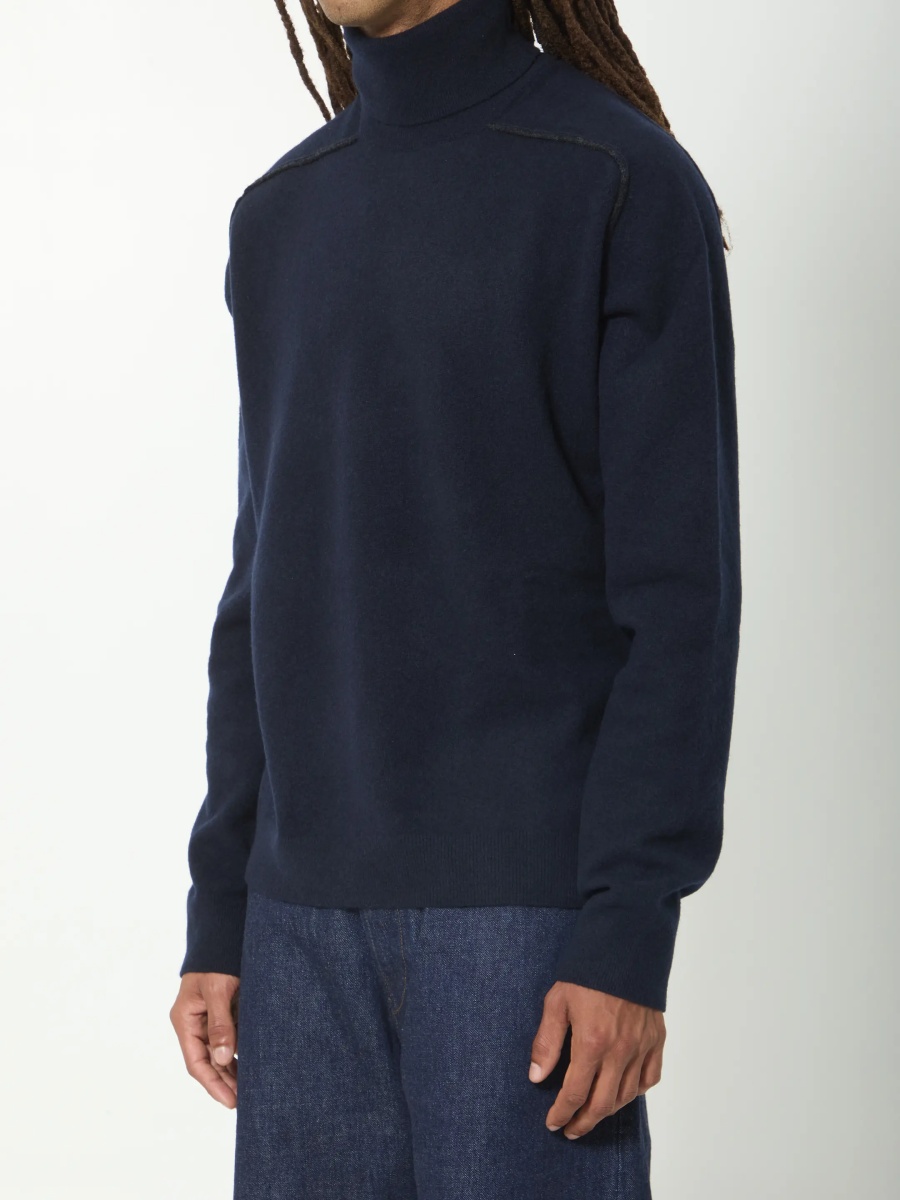 Pulover Virgin Wool Turtleneck Sweater - Img 2