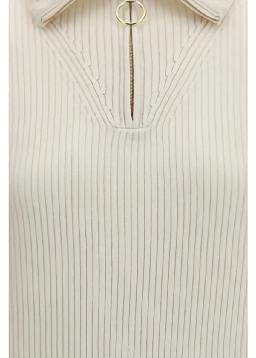 Pulover Wool and cashmere half zip Sweater - Img 7