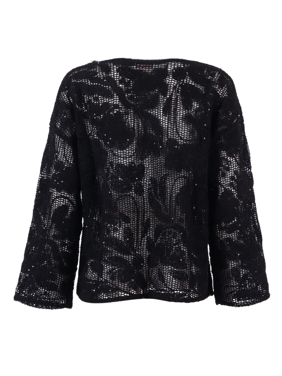 Pulovere Crew neck with Cornely embroidery and sequins - Img 2
