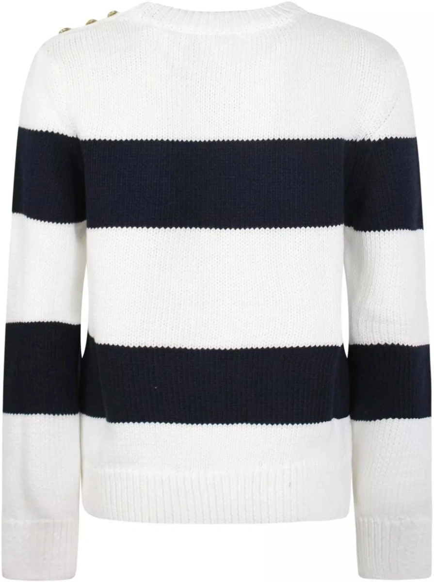 Pulovere STRIPE BUTTON CLOSURE JUMPER - Img 2