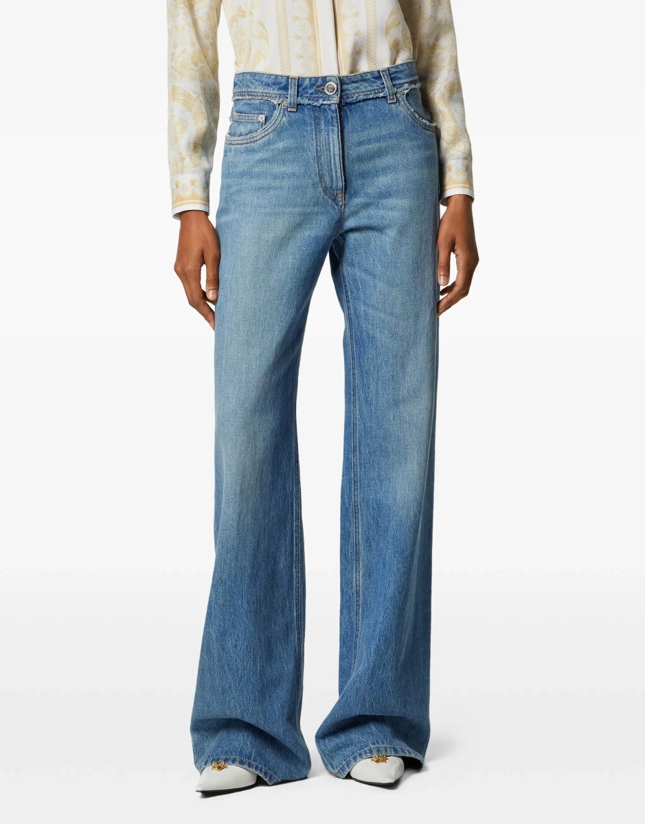 Raw Cut Frayed Jeans - Img 3