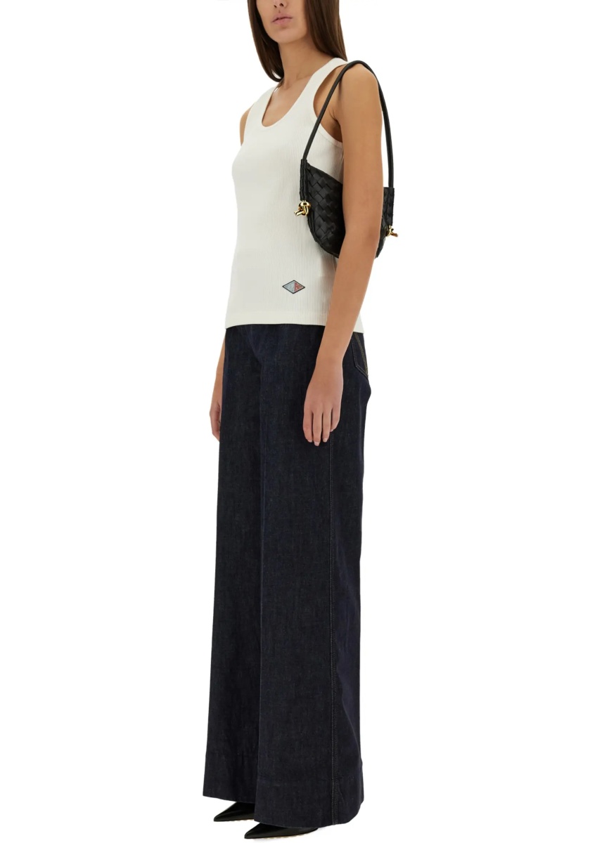Ribbed Cotton Jersey Top - Img 2