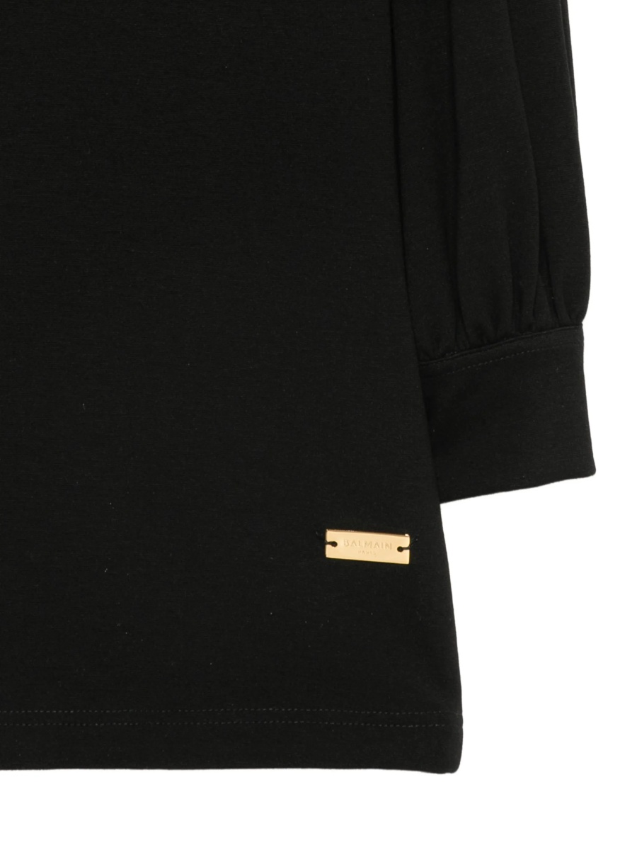 Rochie casual Balmain neagra din poliamida si elastan - Img 3