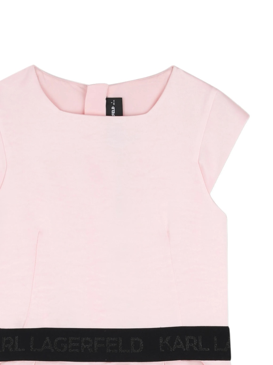Rochie casual Karl Lagerfeld roz - Img 3