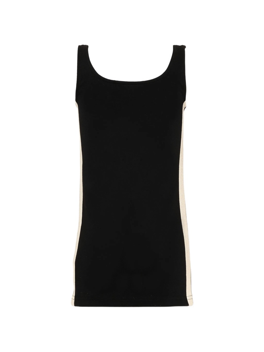 Rochie casual Palm Angels neagra din vascoza - Img 2