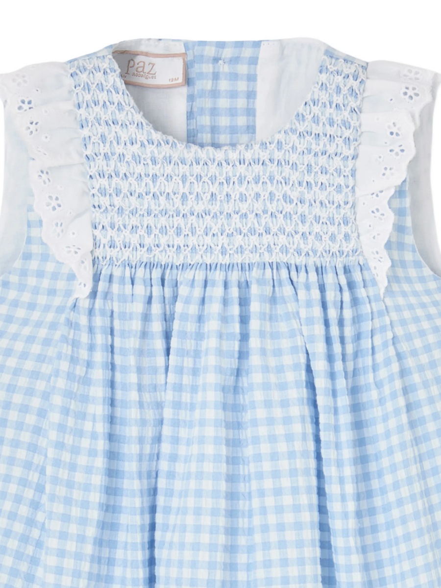 Rochie casual Paz Rodriguez albastra - Img 4